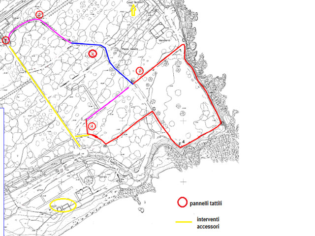Cartina - Percorso per Disabili Cartina - Percorso per Disabili